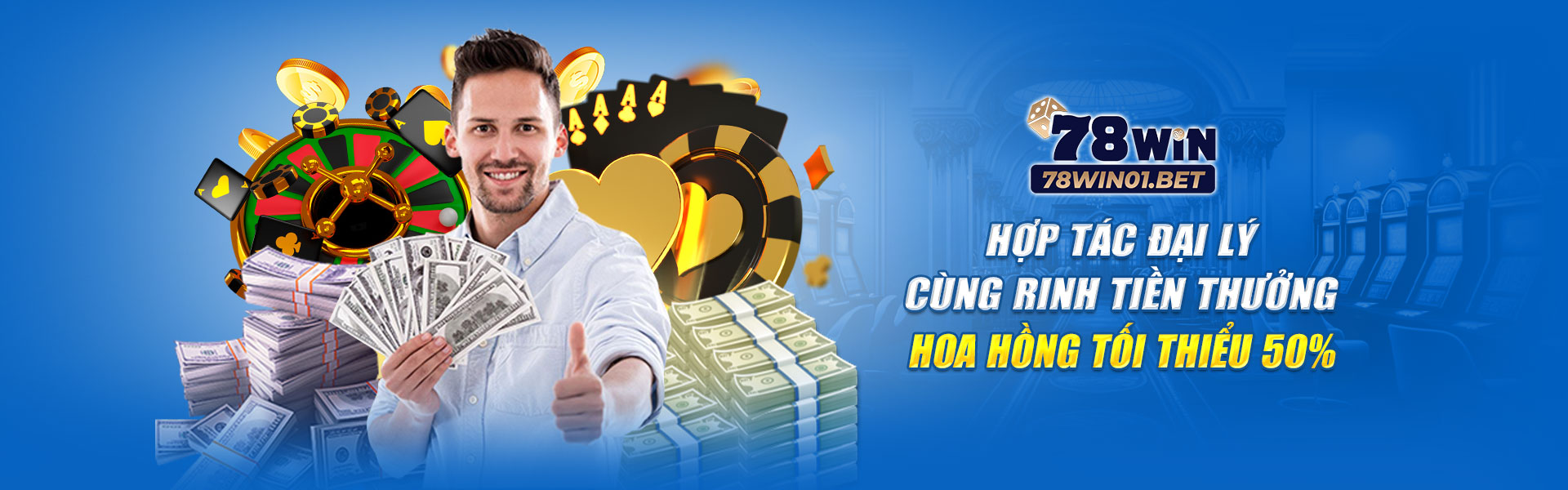 Hợp tác đại lý cùng rinh tiền thưởng - Hoa hồng tối thiểu 50%